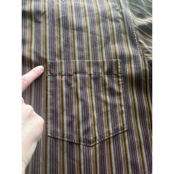 Ermenegildo Zegna Button Up Shirt Mens Large Made in Italy Smart Luxury Office - Picture 8 of 12